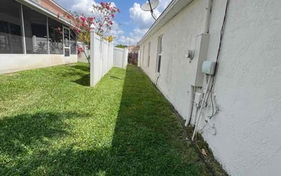 Photo of Samuel W.'s yard after getting lawn care in Sanford, ME