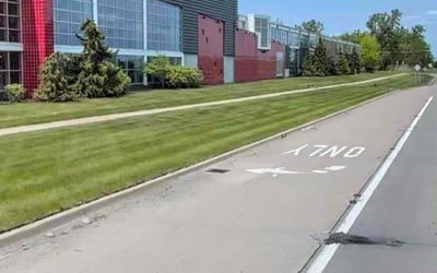 Photo of Mike O.'s yard after getting lawn care in Romulus, MI