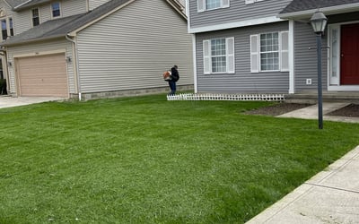 Photo of Janice K.'s yard after getting lawn care in Perkasie, PA