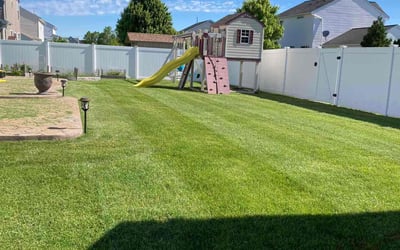 Photo of Richard R.'s yard after getting lawn care in Lockport, NY