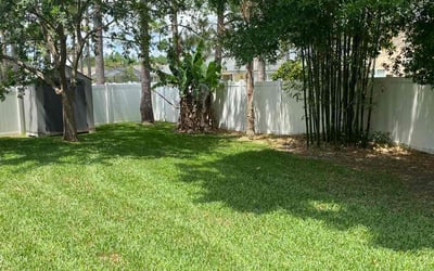 Photo of Yvonne T.'s yard after getting lawn care in Palm Beach Gardens, FL