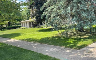 Photo of Mary K.'s yard after getting lawn care in Troy, MI