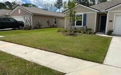 Photo of Brian S.'s yard after getting lawn care in Richmond, VA