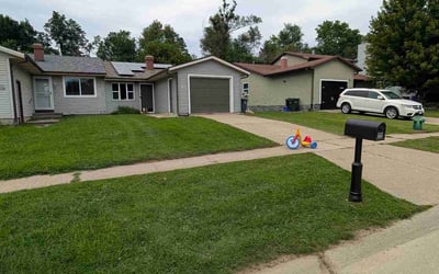 Photo of Stephen B.'s yard after getting lawn care in Topeka, KS