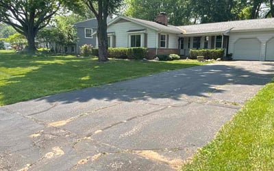 Photo of Lecia B.'s yard after getting lawn care in Zeeland, MI