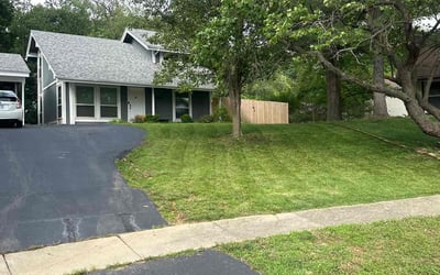 Photo of Glenn S.'s yard after getting lawn care in Ballwin, MO