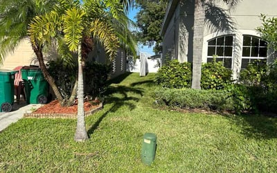 Photo of Dallas M.'s yard after getting lawn care in Melbourne, FL