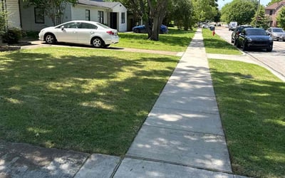 Photo of Brandon H.'s yard after getting lawn care in Pomona, CA