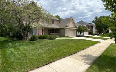 Photo of Percy H.'s yard after getting lawn care in Elgin, IL