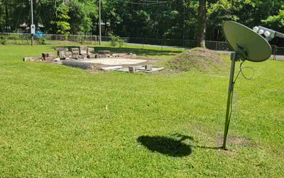 Photo of Margaret I.'s yard after getting lawn care in Saco, ME