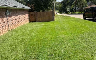 Photo of Stephanie C.'s yard after getting lawn care in Henderson, TX