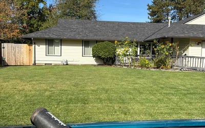 Photo of Brian V.'s yard after getting lawn care in Gresham, OR