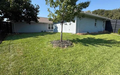 Photo of JonMarc W.'s yard after getting lawn care in Carrollton, TX