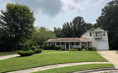 Photo of Richard C.'s yard after getting lawn care in Toano, VA