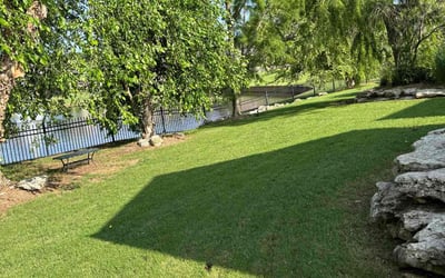 Photo of Martel B.'s yard after getting lawn care in Broken Arrow, OK