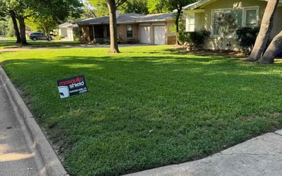 Photo of Michael S.'s yard after getting lawn care in Springtown, TX