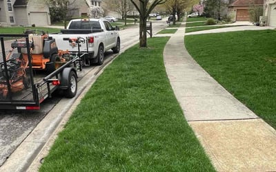 Photo of Sarah S.'s yard after getting lawn care in Dublin, OH