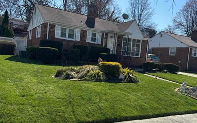 Photo of Kendall R.'s yard after getting lawn care in Crofton, MD