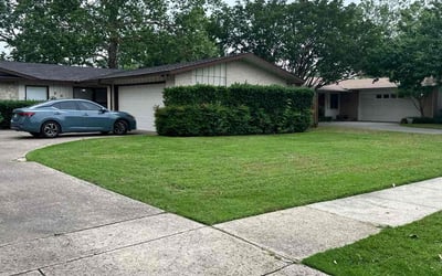 Photo of Van B.'s yard after getting lawn care in Richardson, TX