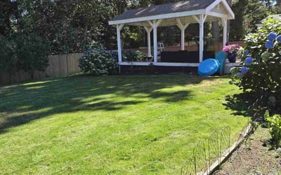 Photo of Liz O.'s yard after getting lawn care in Gig Harbor, WA