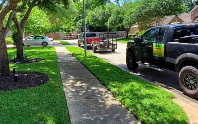 Photo of Antonette W.'s yard after getting lawn care in Spring, TX