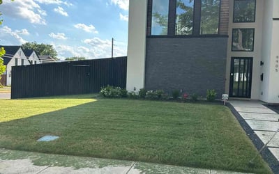 Photo of Mary P.'s yard after getting tree care in Coppell, TX