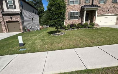 Photo of Kipp A.'s yard after getting lawn care in Atlanta, GA