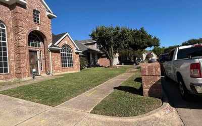 Photo of Jenell T.'s yard after getting lawn care in Arlington, TX