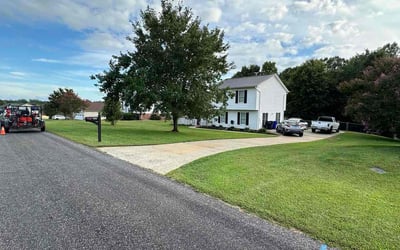 Photo of David K.'s yard after getting lawn care in Advance, NC