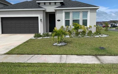 Photo of Stephen k.'s yard after getting lawn care in Palm Bay, FL