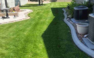 Photo of Gerri H.'s yard after getting lawn care in Riverton, UT