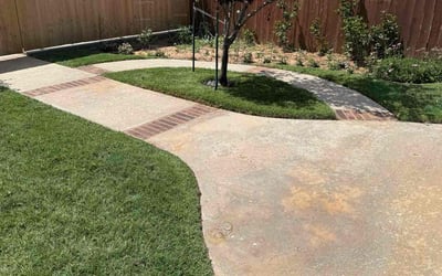 Photo of Liang H.'s yard after getting lawn care in Lubbock, TX