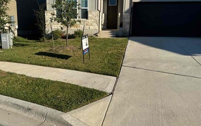 Photo of Nancy R.'s yard after getting lawn care in Kyle, TX