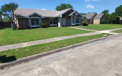 Photo of Mary S.'s yard after getting lawn care in Mesquite, TX