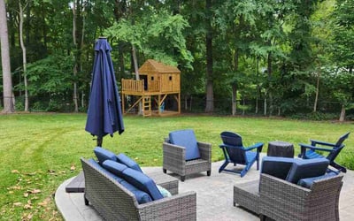 Photo of Brett K.'s yard after getting lawn care in Hillsborough, NC