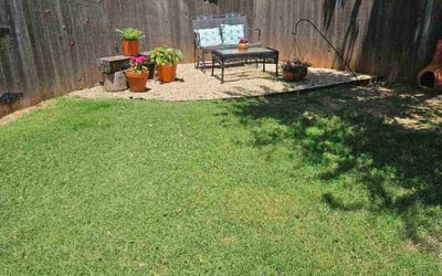 Photo of Olivia M.'s yard after getting lawn care in Methuen, MA