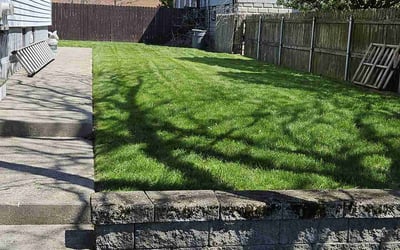 Photo of Mike V.'s yard after getting lawn care in East Providence, RI