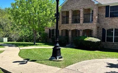 Photo of Ryan B.'s yard after getting lawn care in Garland, TX