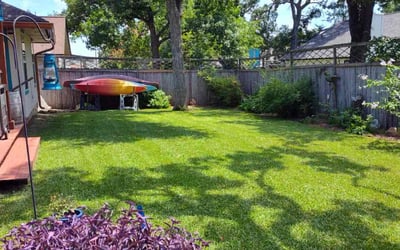 Photo of Lily R.'s yard after getting lawn care in Lockhart, TX