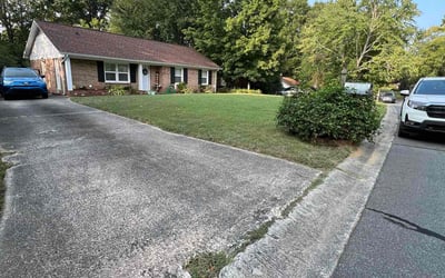Photo of Birikty W.'s yard after getting lawn care in Matthews, NC