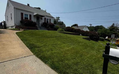 Photo of Kylie S.'s yard after getting lawn care in Monessen, PA