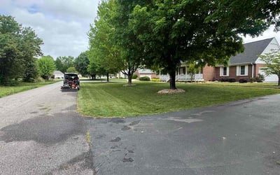 Photo of Michael W.'s yard after getting lawn care in Statesville, NC