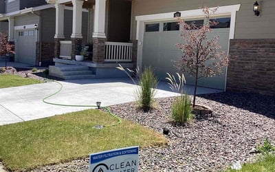 Photo of Richard J.'s yard after getting lawn care in Brighton, CO