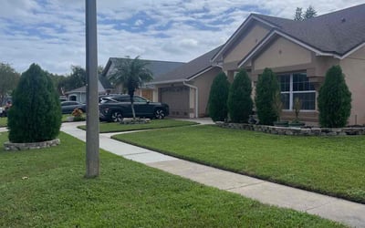 Photo of Franklin I.'s yard after getting lawn care in Four Corners, FL