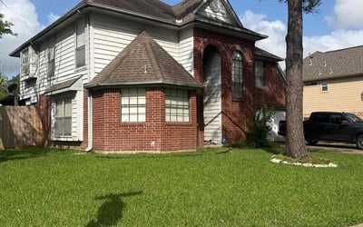 Photo of Sam A.'s yard after getting lawn care in Pearland, TX