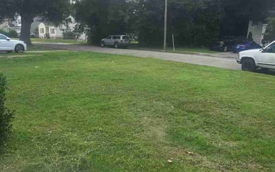 Photo of Pa X.'s yard after getting lawn care in Owasso, OK