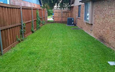 Photo of Rekha G.'s yard after getting lawn care in Waukee, IA