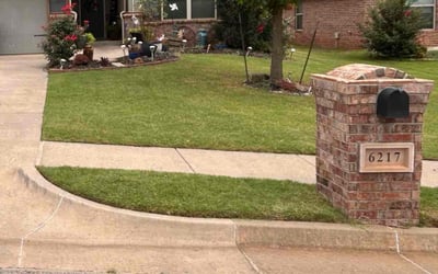 Photo of Jason H.'s yard after getting lawn care in Lafayette, LA