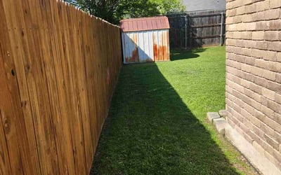 Photo of Jack B.'s yard after getting lawn care in Fort Worth, TX