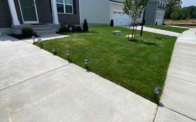 Photo of Heath B.'s yard after getting lawn care in North Richland Hills, TX